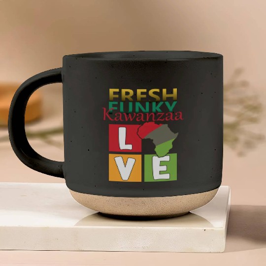 Kwanzaa Celebration with a Fresh Funky Twist Pottery Mugs
