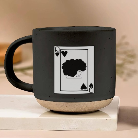 Black Queen Pottery Mugs