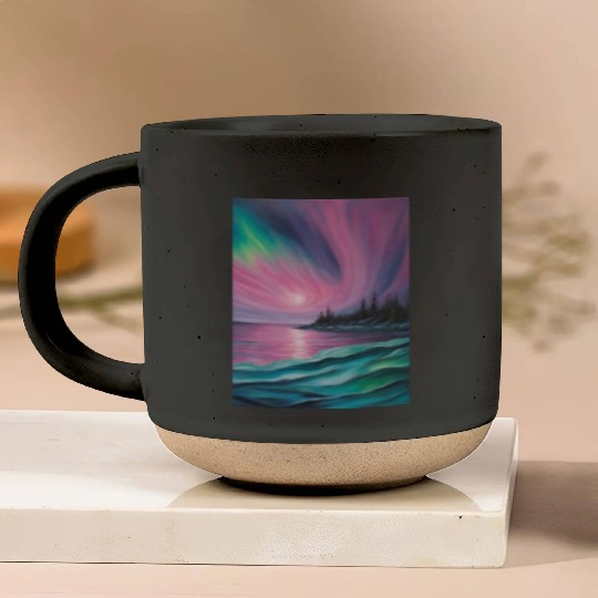 Northern lights Pottery Mugs