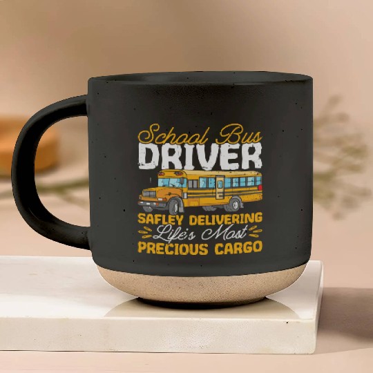 School Bus Adult Delivery Specialist Bus Driver Pottery Mugs