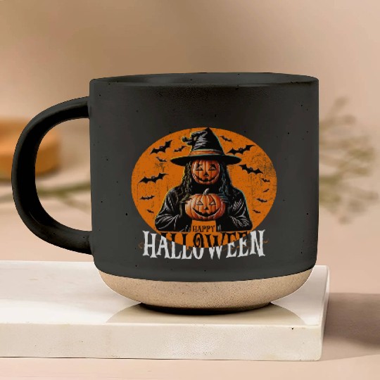 Happy Halloween costume Trick of Treat Pottery Mugs