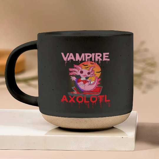 Vampire Axolotl Pottery Mugs