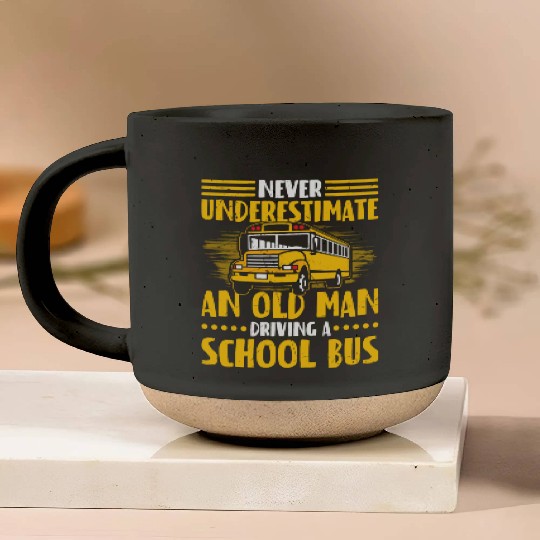 School Bus Driver Pottery Mugs