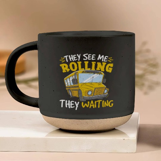 Bus Monitor Aide School Bus Driver Pottery Mugs