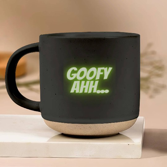 Gooeey Green Goofy Ahh Pottery Mugs