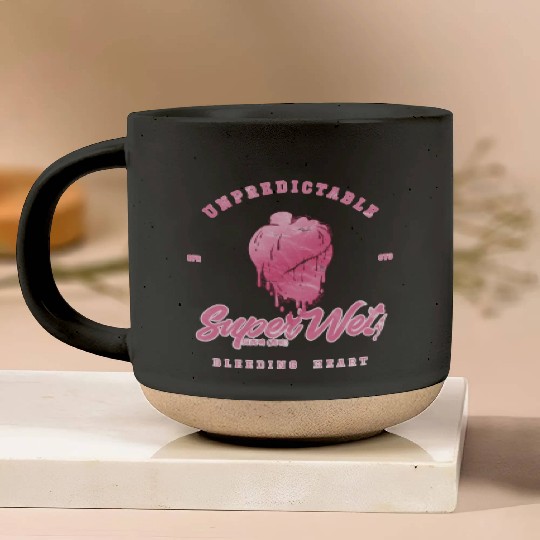 Unpredictable bleeding heart (pale style) Pottery Mugs
