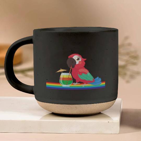 parrot bird of jimmy buffett Pottery Mugs