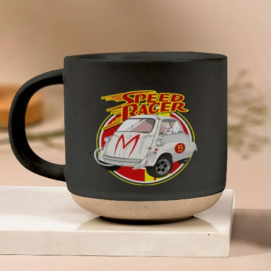 Speed Racer Car Pottery Mugs