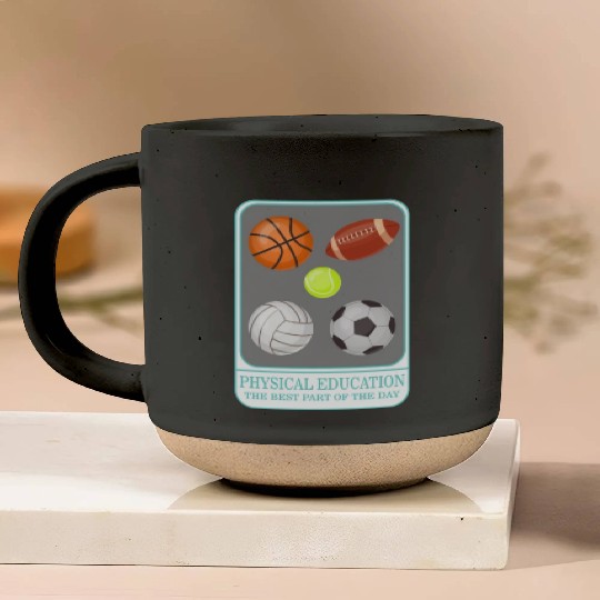 Physical Education Teacher Pottery Mugs, P.E. Physical