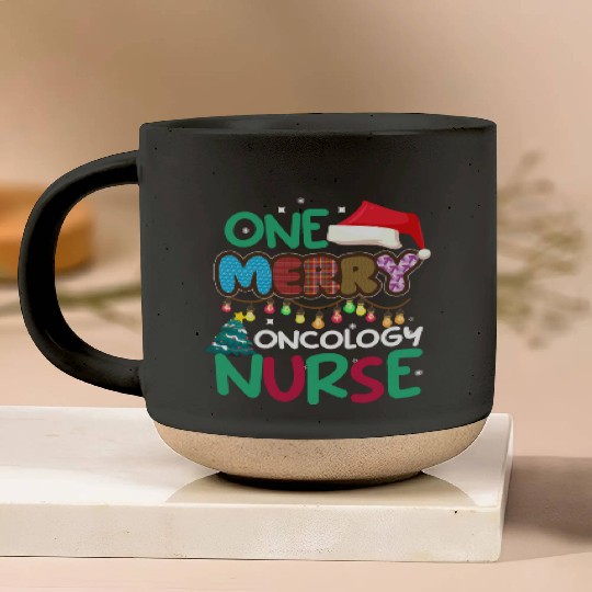 One merry Oncology Nurse Christmas Pottery Mugs
