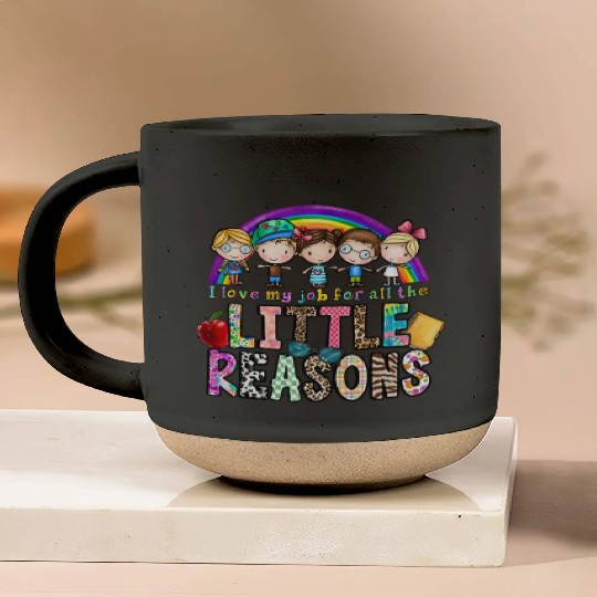 I Love My Job for All the Little Reasons Pottery Mugs