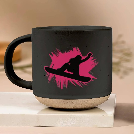 Snowboarding Girls Freestyle Snowboarder Girl Pottery Mugs