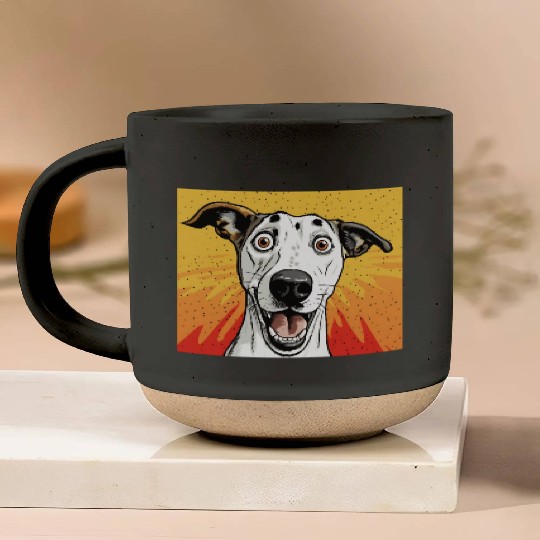 Whippet Face Dog lovers Pottery Mugs