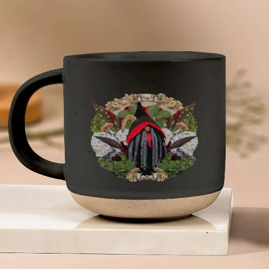 Krampus in Nature Pottery Mugs