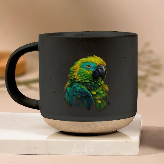 Macaw Parrot for a Bird Lover Animal Lover Pottery Mugs
