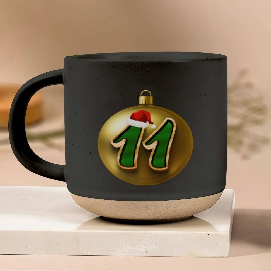Age 11 Years Today - Merry Christmas Number Eleven Pottery Mugs