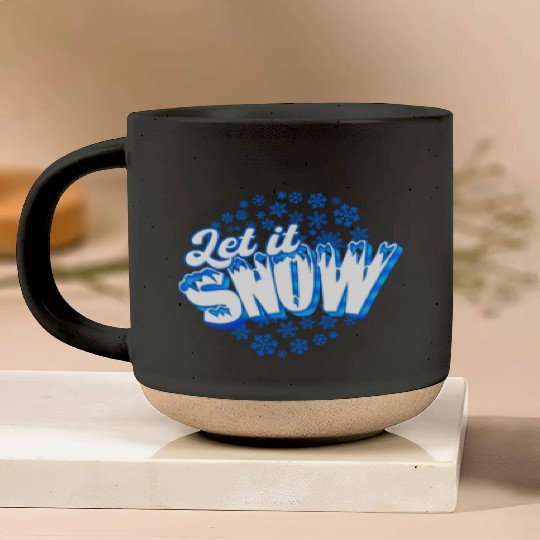 Let it Snow - Snow Pottery Mugs