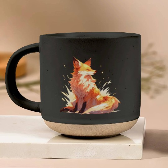 Anime Nature Fox Portrait Pottery Mugs