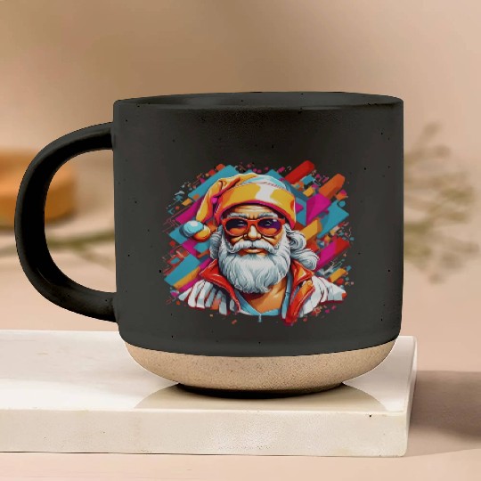 Y2K Santa Claus Pottery Mugs