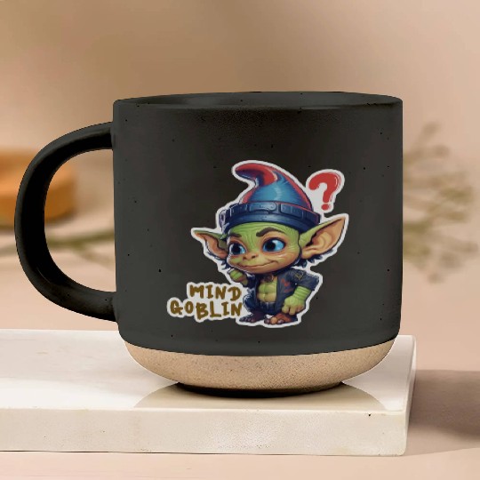 Funny Green Goblin Monster - Mind Goblin Deez Nuts Pottery Mugs