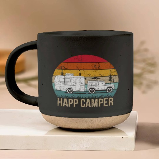 Happy Camper Pottery Mugs