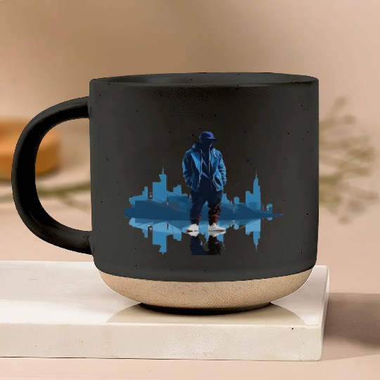 Hip-Hop Harmony - abstract Cultural Rap Pottery Mugs