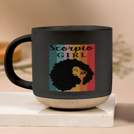 scorpio girl Zodiac Sign Astrology Horoscope Star Pottery Mugs