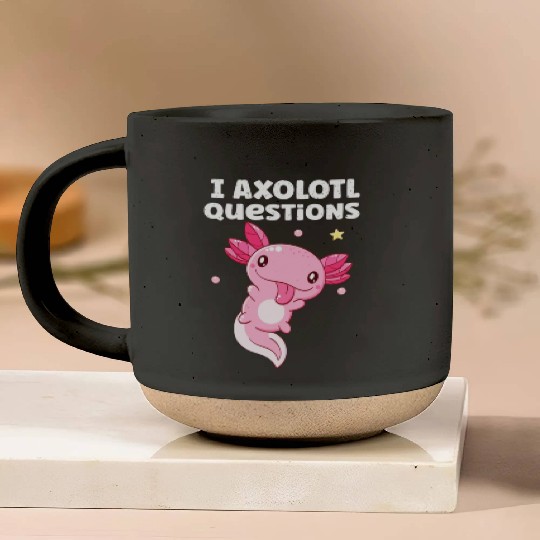 I Axolotl Questions Axolotl funny Axolotl Retro Pottery Mugs