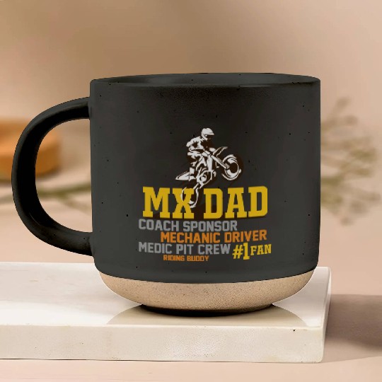 Mx Dad Motocross Supercross Papa Pottery Mugs
