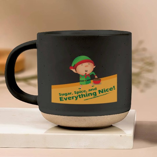 Elf Diet - Christmas Pottery Mugs