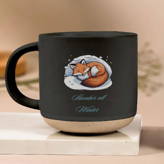 Slumber all winter - Sleepy Fox Pottery Mugs