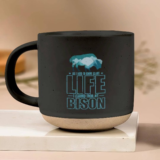 All I know about Life I Learned from my Bison Pottery Mugs