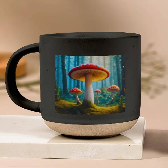 Mellow Mushroom Pottery Mugs