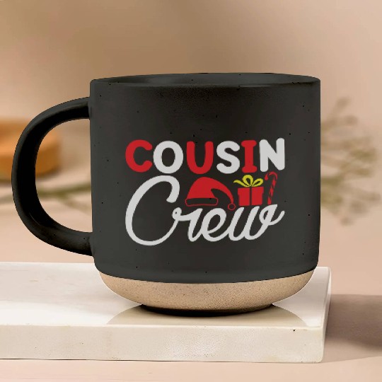 Cousin Crew, Xmas Design, Christmas Gifts Pottery Mugs