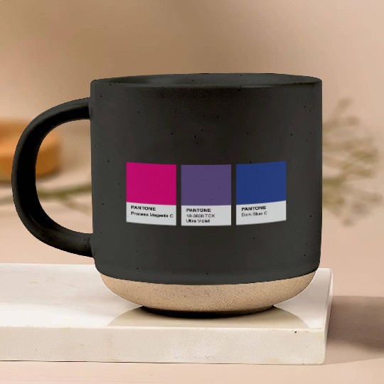 LGBT COLOR PANTONE PALLETE BISEXUAL COMMUNITY Pottery Mugs