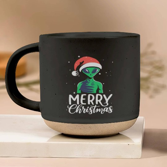 ET Christmas Pottery Mugs