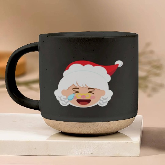 Mrs Claus Emoticons Cry Laughing Loud Christmasmrs Pottery Mugs