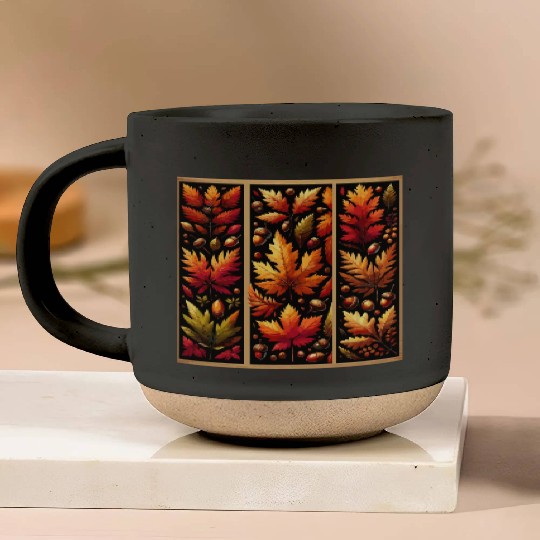 The elements of autumn Pottery Mugs