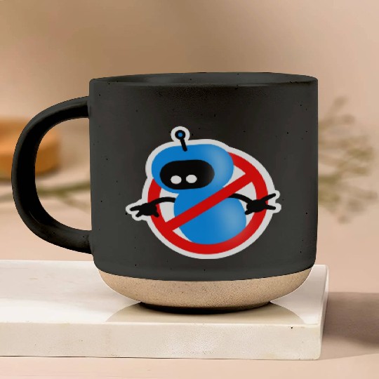 Not My Robot - Circle Logo Pottery Mugs