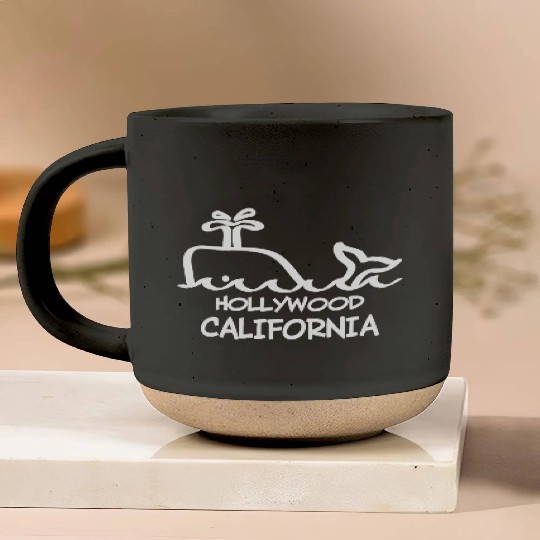 Hollywood California Whale Souvenirs Gifts Pottery Mugs