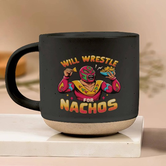Mexican Wrestling Wrestler Lucha Libre Nacho Pottery Mugs