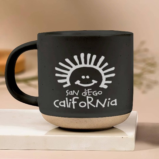 San Diego California Sun Souvenirs Gifts Vacation Pottery Mugs