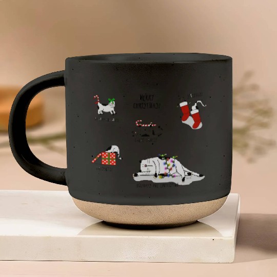 Holidays are Exhausting. Merry Christmas! Pottery Mugs
