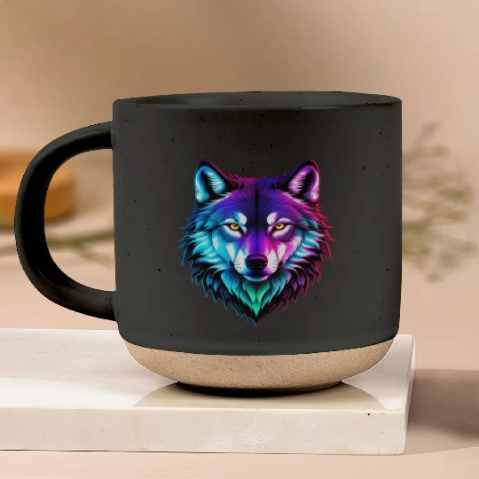 Alpha Wolf Pottery Mugs