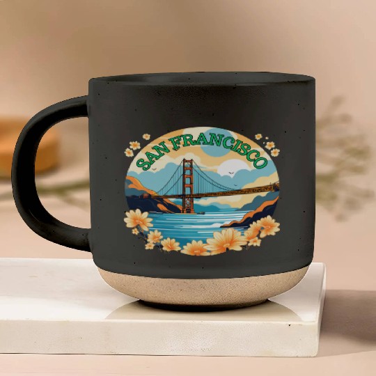 Golden Gate Bridge - San Francisco Pottery Mugs