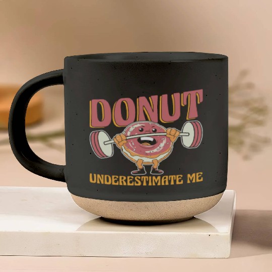 Fitness Donut Donut Gym Pottery Mugs