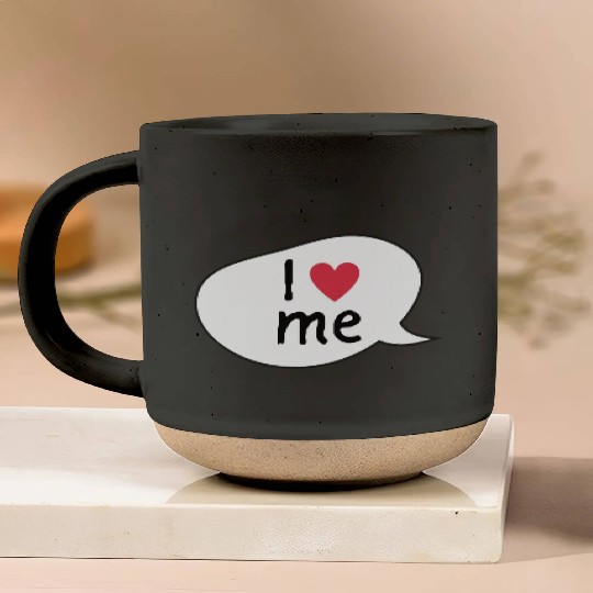 I love me affirmation Pottery Mugs