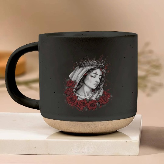 Mary, Mother Of Jesus Pottery Mugs