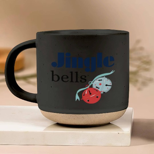 Jingle Bells Pottery Mugs