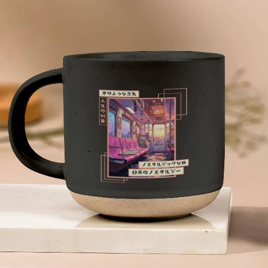 Japanese Aesthetic Subway Streetwear Vaporwave Ret Pottery Mugs